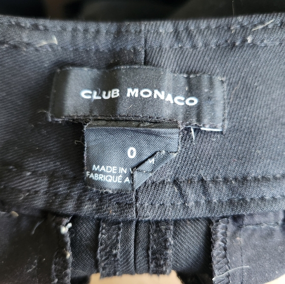 Club Monaco Black Wide Leg Trouser - Picture 7 of 7